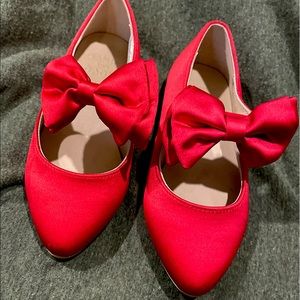 JANIE&JACK RED SHOES SIZE 8